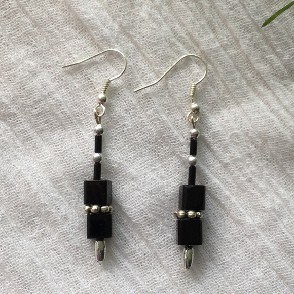 Cube earrings - Picture 2 of 2